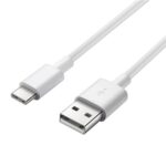 Kábel PremiumCord USB 2.0 - USB-C M/M rýchle nabíjanie 3A, 1m, biely
