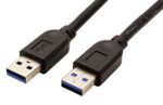 Kábel Roline USB 3.0 A(M) - A(M) 5 Gb/s, 3 m, prepojovací, čierny