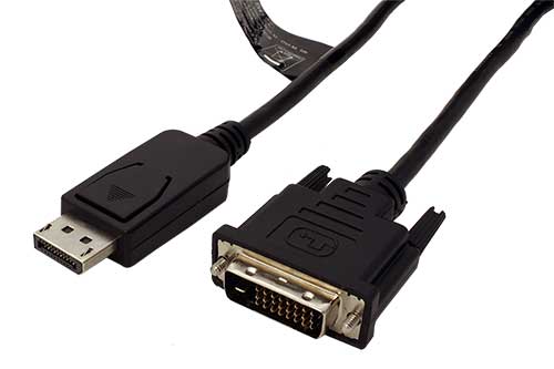 Kabel-Roline-propojovaci-DisplayPort-DPM-DVIM-1-m Kábel Roline propojovací DisplayPort DP(M) - DVI(M), 1 m – Obrázok 1