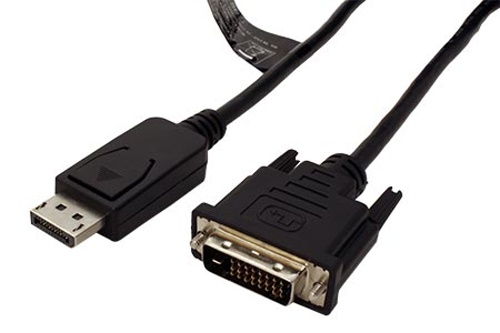 Kabel-Roline-propojovaci-DisplayPort-DPM-DVIM-2m Kábel Roline propojovací DisplayPort DP(M) - DVI(M), 2m – Obrázok 1