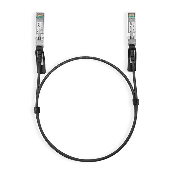 Kabel-TP-Link-SM5220-1M-SFP-Direct-Attach-Cable-10Gbps-1m Kábel TP-Link SM5220-1M SFP+ Direct Attach Cable, 10Gbps, 1m – Obrázok 1