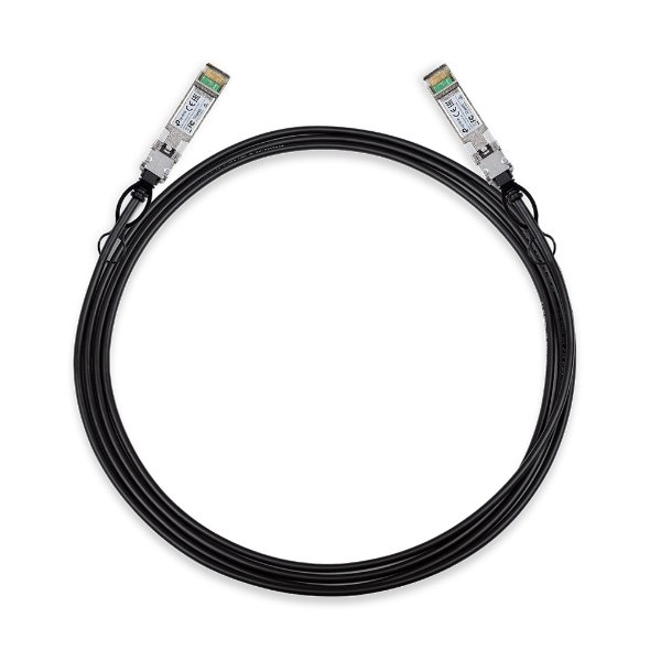 Kabel-TP-Link-TL-SM5220-3M-SFP-Direct-Attach-Cable-10Gbps-3m Kábel TP-Link TL-SM5220-3M SFP+ Direct Attach Cable, 10Gbps, 3m – Obrázok 1