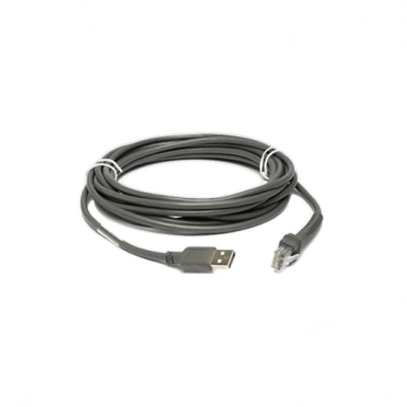 Kabel-Zebra-USB-pro-ctecky-caroveho-kodu-21m Kábel Zebra USB pro čtečky čárového kódu, 2,1m – Obrázok 1