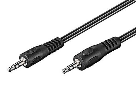 Kabel-propojovaci-audio-Jack-35M-Jack-35M-25m Kábel propojovací audio Jack 3,5(M) - Jack 3,5(M), 2,5m – Obrázok 1