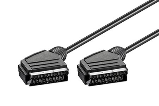 Kabel-propojovaci-scartM-scartM-3m Kábel propojovací scart(M) - scart(M), 3m – Obrázok 1
