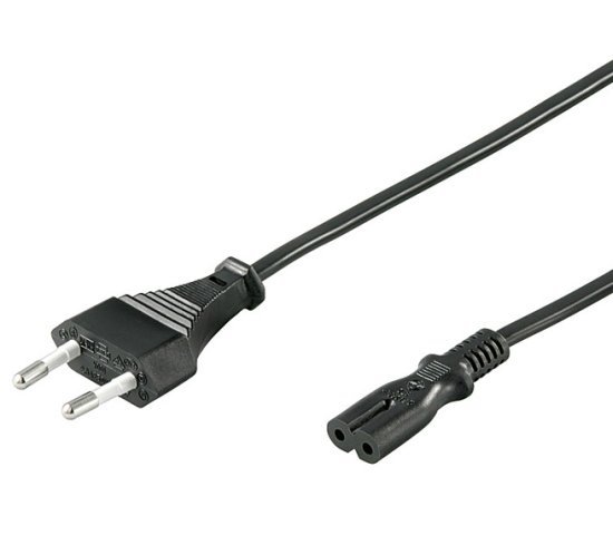 Kabel-sitovy-2pinovy-5m-osmicka Kábel síťový 2pinový 5m (osmička) – Obrázok 1
