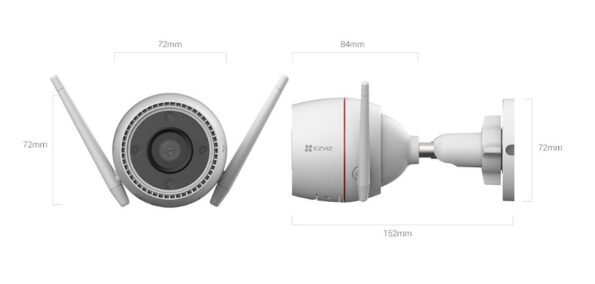 Kamera Ezviz H3C 2K Vonkajšia, Wi-Fi, 3MP, 4mm – Obrázok 9