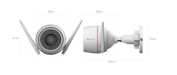 Kamera Ezviz H3c 3K Venkovní IP, 5MP, 2.8mm, WiFi – Obrázok 5