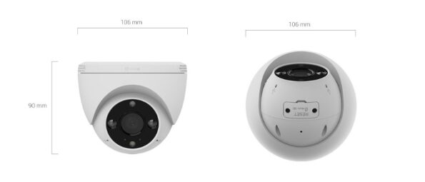 Kamera Ezviz H4 Vonkajšia IP, 3MP, 2,8mm, LAN, WiFi – Obrázok 4