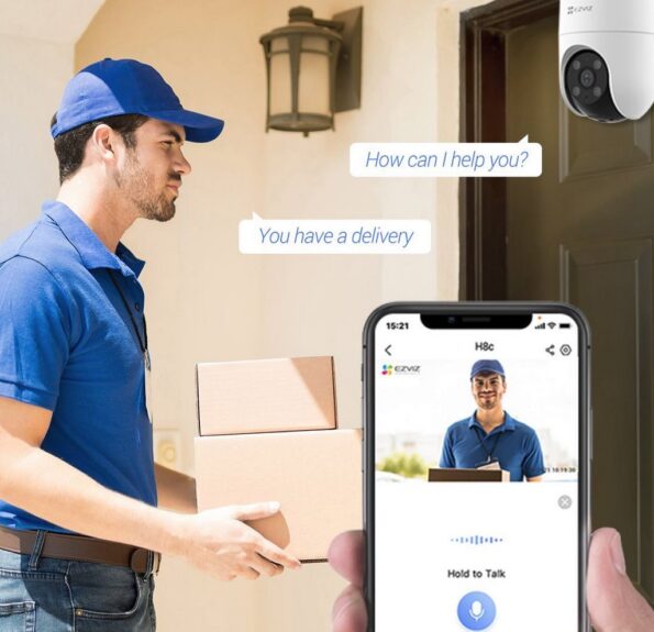 Kamera Ezviz H8C Vonkajšia, otočná, IP, WiFi, 2MP, 4mm – Obrázok 5