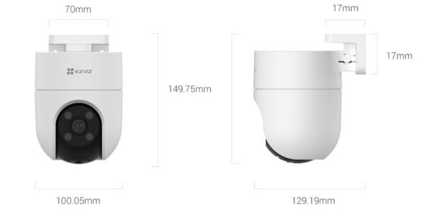 Kamera Ezviz H8C Vonkajšia, otočná, IP, WiFi, 2MP, 4mm – Obrázok 8