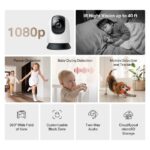 Kamera TP-Link Mercusys MC200 IP, 2 Mpx, WiFi, prisvietenie – Obrázok 2