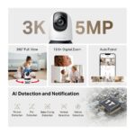 Kamera TP-Link Mercusys MC230 IP, 5MPx, WiFi, prísvit – Obrázok 2