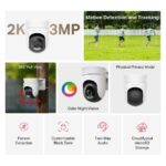 Kamera TP-Link Mercusys MC510 3MPx, venkovní, IP PTZ, WiFi, přísvit – Obrázok 2