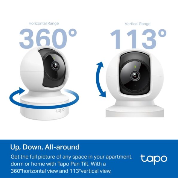 Kamera TP-Link Tapo C202 IP, 2MPx FHD, WiFi, prísvit – Obrázok 5