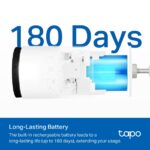 Kamera TP-Link Tapo C410 3MPx, vonkajšie, IP, WiFi, prísvit, batéria – Obrázok 7