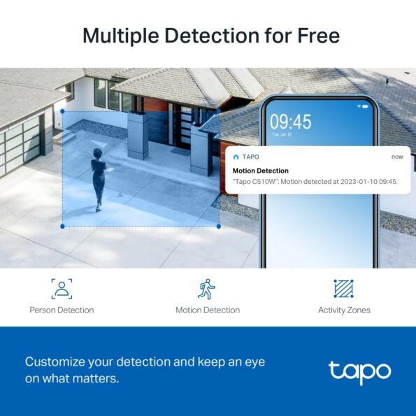 Kamera TP-Link Tapo C510W 3MPx, vonkajšia, IP, WiFi, prísvit – Obrázok 5