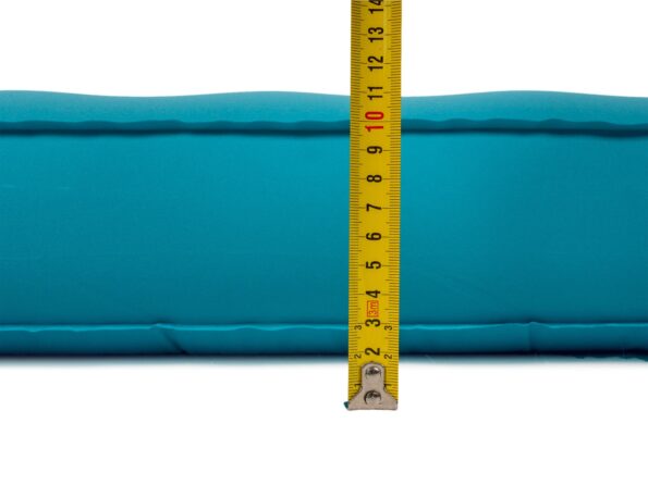 Karimatka Acra L140MO nafukovacia, modrá, 10 cm – Obrázok 10