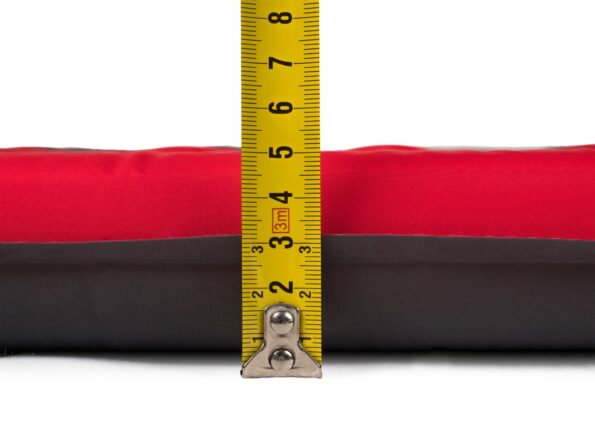Karimatka Acra L140RED samonafukovacia, červenohnedá, 5 cm – Obrázok 5