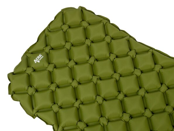 Karimatka Acra L140ZEL nafukovacia, zelená, 5 cm – Obrázok 4