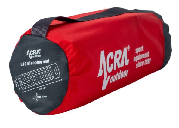 Karimatka Acra L48-CRV nafukovacia, červená – Obrázok 13