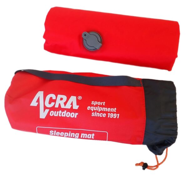 Karimatka Acra L48-CRV nafukovacia, červená – Obrázok 6