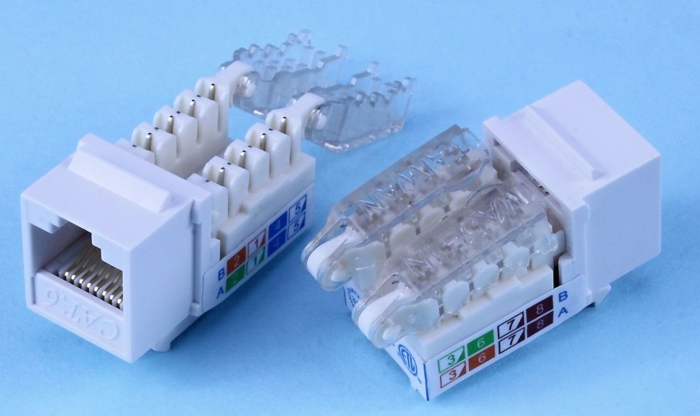Keystone-LEXI-Net-UTP-Cat-6-bily Keystone LEXI-Net UTP Cat 6 - bílý – Obrázok 1