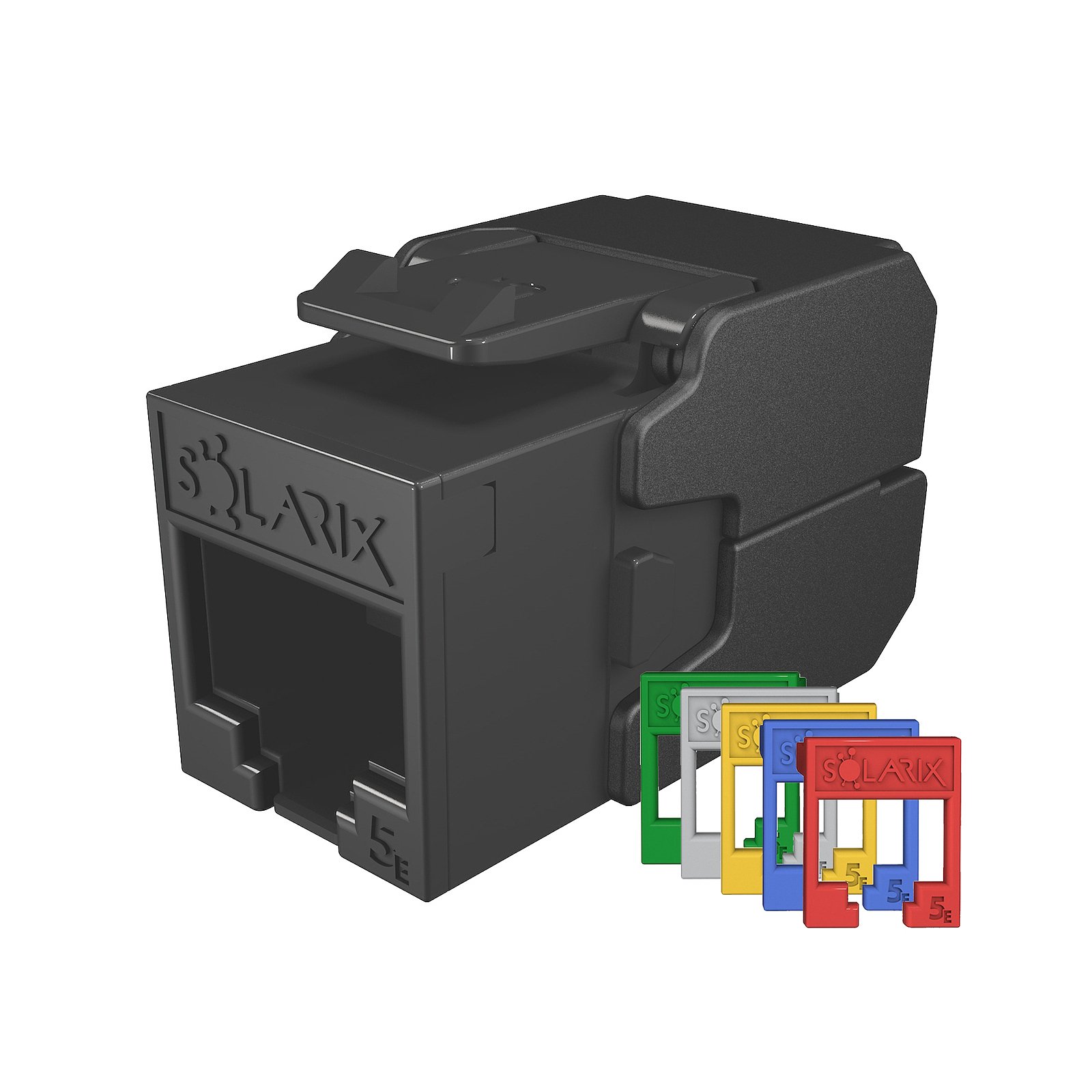 Keystone-Solarix-CAT5E-UTP-RJ45-RAL-FIT-samozarezny Keystone Solarix CAT5E UTP RJ45, RAL FIT, samozárezný – Obrázok 1