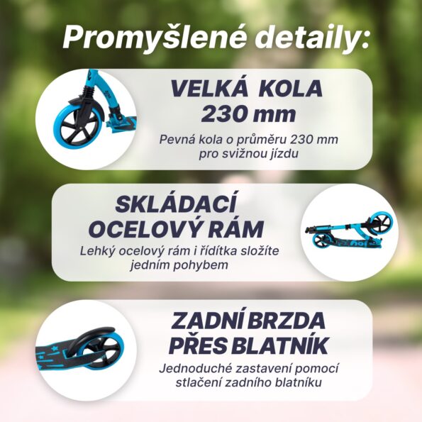 Kolobežka Acra Joy IMP skladacia – Obrázok 5
