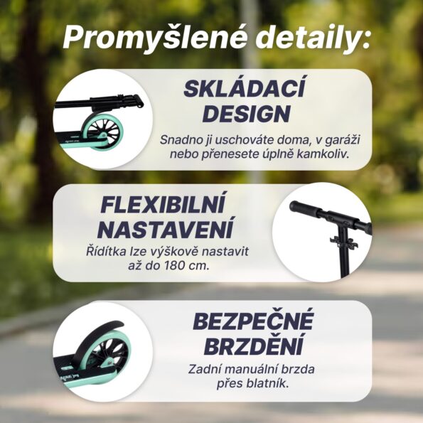 Kolobežka Acra Joy Nimble skladacia – Obrázok 5