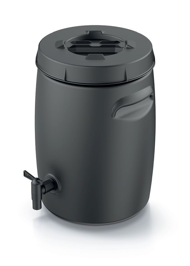 Komposter-Prosperplast-COMBIOLIQ-cierny-25l Kompostér Prosperplast COMBIOLIQ čierny 25l – Obrázok 1