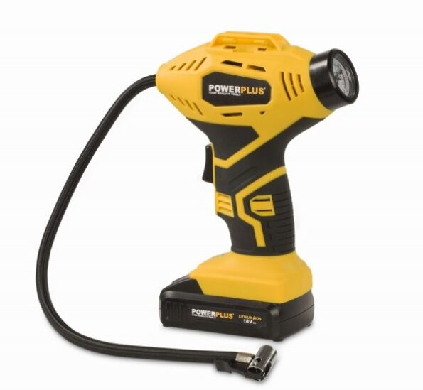 Kompresor Powerplus POWX1700 AKU 18V – Obrázok 3