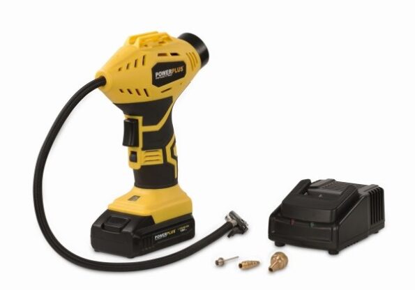 Kompresor Powerplus POWX1700 AKU 18V – Obrázok 4