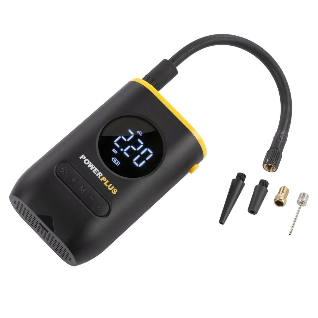 Kompresor-Powerplus-POWX1710-8-V-2-Ah Kompresor Powerplus POWX1710 8 V, 2 Ah – Obrázok 1