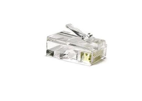 Konektor-RJ45-UTP-8p8c-Cat-5e-drat Konektor RJ45 UTP 8p8c, Cat 5e, drát – Obrázok 1