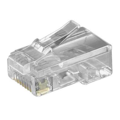 Konektor-RJ45-UTP-8p8c-Cat-5e-licna Konektor RJ45 UTP 8p8c, Cat 5e, licna – Obrázok 1