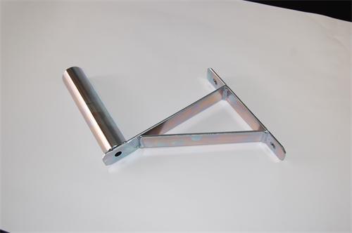 Konzola-19-cm-k-uchyceni-na-zed-galv.-zinek Konzola 19 cm, k uchycení na zeď, galv. zinek – Obrázok 1