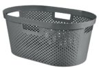 Kôš na bielizeň Curver Infinity Dots 40L gratitový