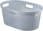 Kôš na bielizeň Curver Infinity Dots 40L šedý