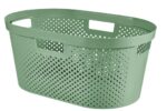 Kôš na bielizeň Curver Infinity Dots 40L zelený