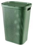 Kôš na bielizeň Curver Infinity Dots 60L zelený