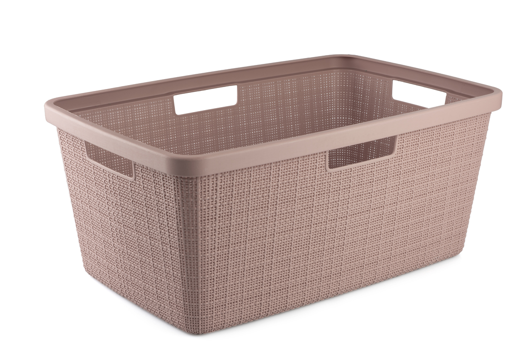 Kos-na-bielizen-Curver-Jute-46L-ruzovy Kôš na bielizeň Curver Jute 46L ružový – Obrázok 1