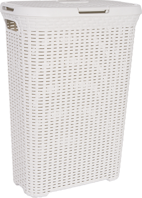 Kos-na-bielizen-Curver-Style-40L-kremovo-biely Kôš na bielizeň Curver Style 40L krémovo biely – Obrázok 1