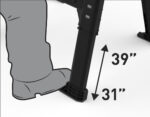 Koza Keter ROC Pro Gear Lumber Jack Sawhorse – Obrázok 3