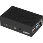 Kryt Raspberry case Alu pro Raspberry Pi 4 B, černá (Joy-it)