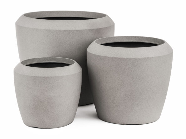 Kvetináč G21 Cement Round 44 x 44 x 39,5 – Obrázok 2