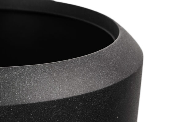 Kvetináč G21 Coal Oval 44,3 x 44,3 x 69,8 – Obrázok 4
