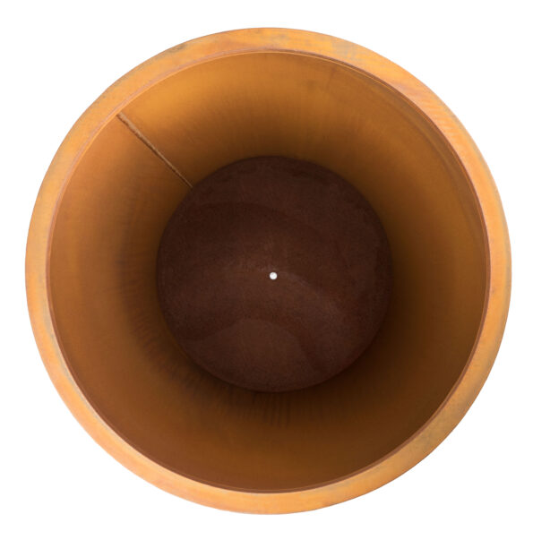 Kvetináč G21 Corten Round, 65 x 100 x 65 cm – Obrázok 4