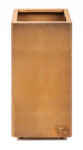 Kvetináč G21 Corten Square, 30 x 60 x 30 cm