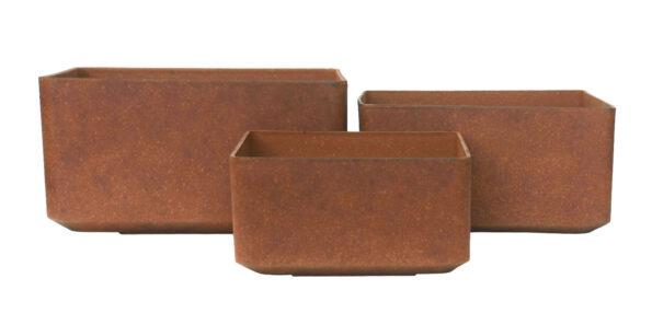 Kvetináč G21 Element Square 43 x 22 x 43 – Obrázok 3